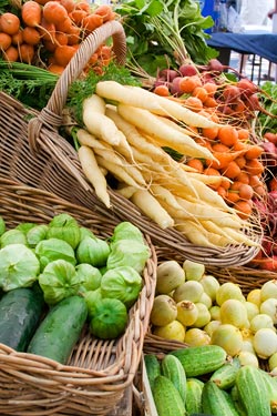 Fresh Organic Vegetables at Farmers Market