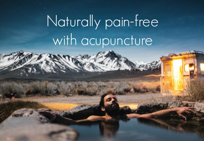 naturally pain free with acupuncture
